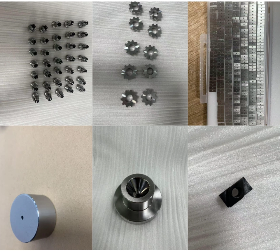 Representative precision turned and milled hardware from the Karry Precision product library