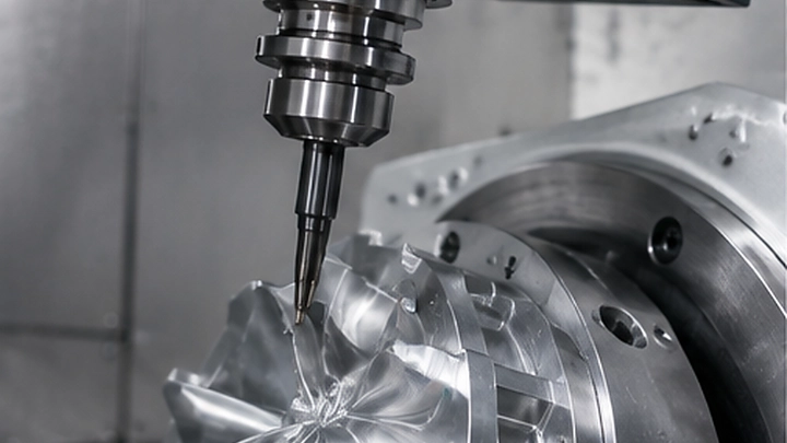 5-axis CNC machining for complex robotics components