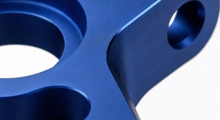Anodized aluminum robotics component