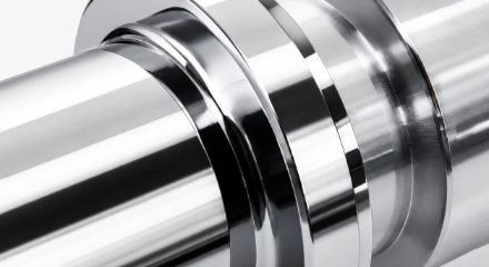 Polished precision shaft surface