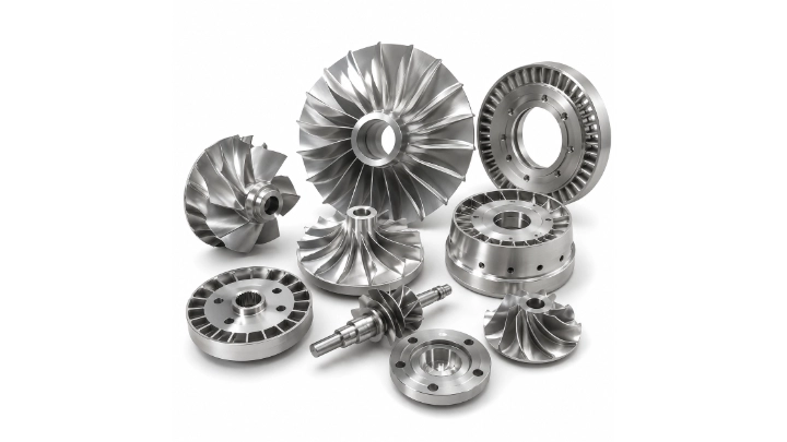 Complex 5-axis machined components