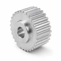 Machined pulley for robotic drive assembly
